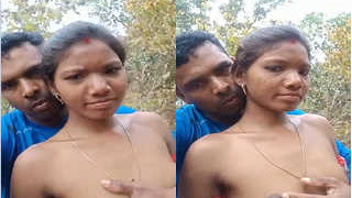 Bhabhi from a Desi village enjoys outdoor sex with black lover