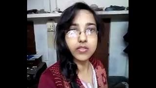 Cute Indian girl shows off her body in a nude video