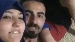 Muslim wife in hijab gets mapped by Turkish swingers