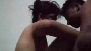 Indian schoolgirl gets fucked and swallows cum in real sex video