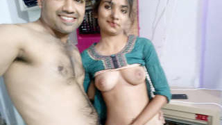 Desi wife gives anal to husband for promotion with cute smile