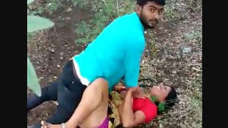 Randi gets wild outdoors in a desi porn video