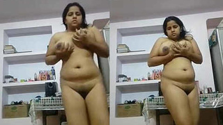 Indian wife takes naughty selfies while masturbating