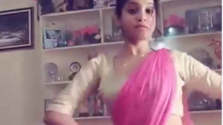 Tempting Latina girl Ruksana teases with seductive dance moves