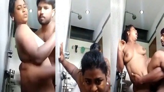 Desi couple indulges in steamy bathroom sex on MMS