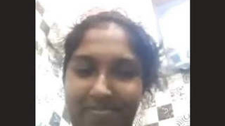 Lankan Tamil girl flaunts her boobs and pussy on video call