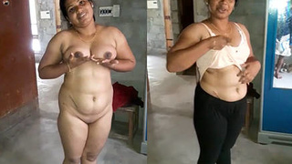 Tamil babe gets naughty in front of camera for hubby