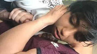 Pakistani girl gives blowjob to her NRI boyfriend