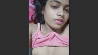 Indian babe flaunts her tits and pussy in front of the camera