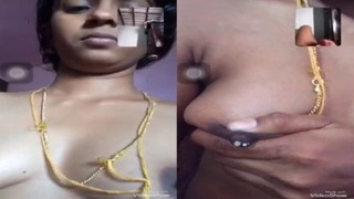 Tamil wife's boobs and pussy get pounded in hot video