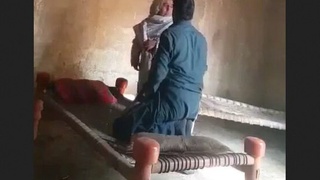 Old Pakistani woman has sex with a young man