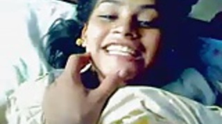 Indian girl flaunts her big boobs in front of her lover