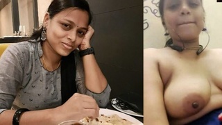 Bhabi's sexy face and hard mms tagged video