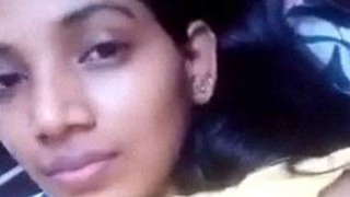 Nude Indian college girl BBA shows off her virgin breasts in solo video