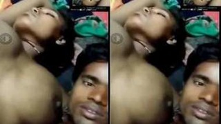 Amateur Indian couple indulges in steamy sex with perverted guy and full lips