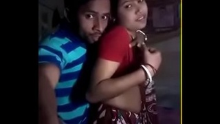 Desi bhabhi's hot tits and saree in party office