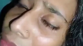 Beautiful teenage girl enjoys hardcore sex with moans