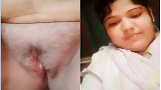 Exclusive video of Boudi's solo masturbation in Bangla