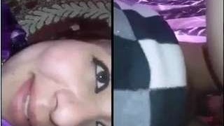 College girl has sex with aunty in a video