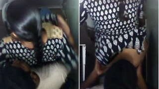 College girl and her boyfriend's steamy cyber sex session