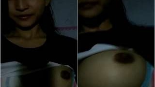 Exclusive Cute Nepalese Girl Reveals Her Boobs in a Seductive Video