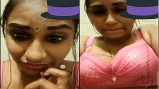 Indian college girl's first time on camera