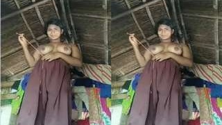 Watch a college girl get fucked in a village