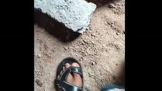 Indian couple enjoys outdoor sex in Telugu language