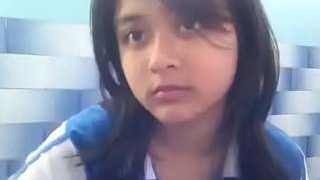 Desi cutie with nice boobs gets naughty in a collage video