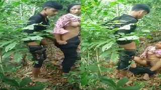 Desi local village girl has outdoor sex with a cancer patient