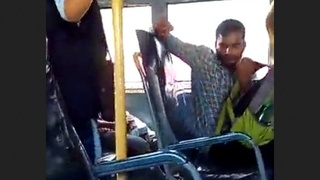 A man from Tarka masturbates on a bus, aware that a female passenger is filming