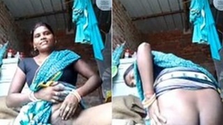 Aunty's chatty personality in village video