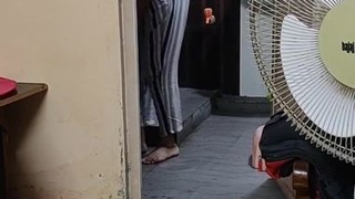 Shy sister recorded by brother in secret