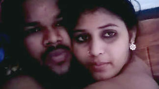 Horny Tamil girl rides her boyfriend's cock in a steamy video