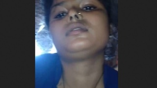 Indian girl riding a dick in village