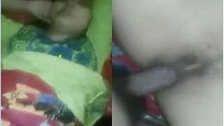 College girl gets naughty in a bathroom