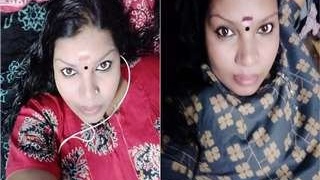 Mallu bhabhi flaunts her big boobs and bathes in a steamy video