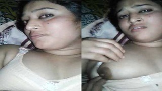 Bhabhi from a village enjoys foreplay before sex