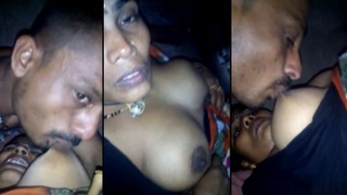 Indian village bhabhi gets intimate with lover