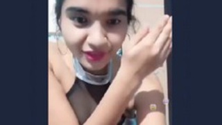 Desi beauty gets naughty in a steamy video