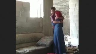 A construction worker gets down and dirty on camera