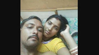 Desi husband sucking and licking big boobs