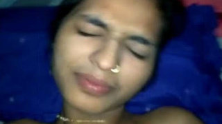 Naughty Indian babe gets fucked hard