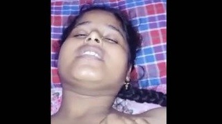 Desi bhabi's sexy face and body on full display during fucking