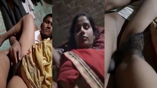 Desi wife and young lover in MMS video