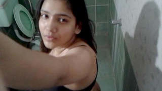 Desi babe flaunts her big boobs and round ass in part 1