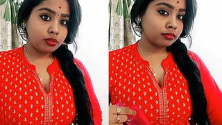 Sridevi Thyagarajan's big boobs and cleavage in hot porn video