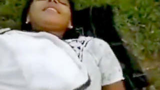 Desi couple's steamy outdoor sex in the village