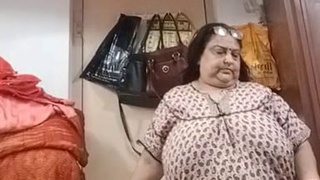 Watch a mature BBW aunty get naughty in this video for you
