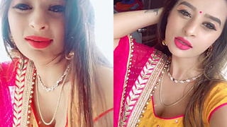 Ankita, the desi babe, flaunts her big boobs in a solo video